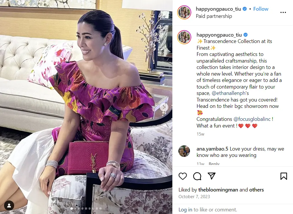 Photo of Happy Ongpauco Tiu from the Ethan Allen Campaign